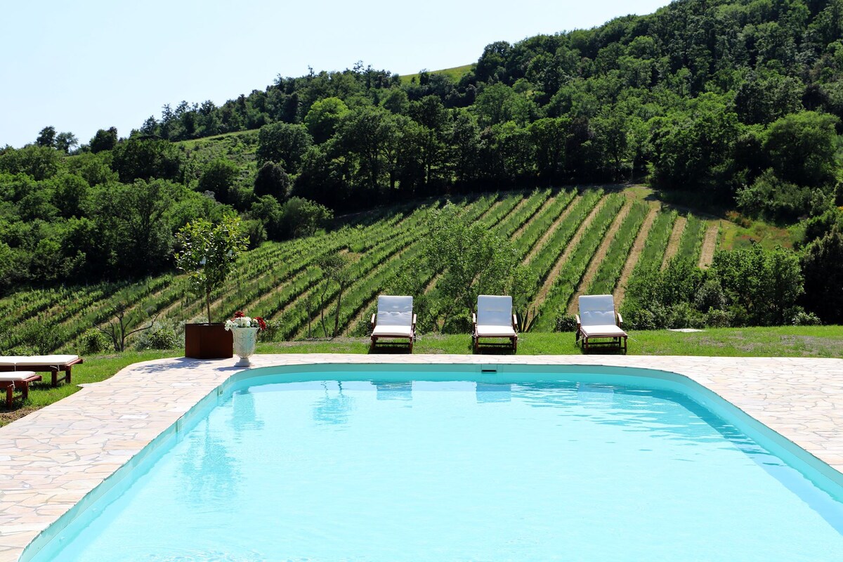 Amazing stone farmhouse a few km from Volterra