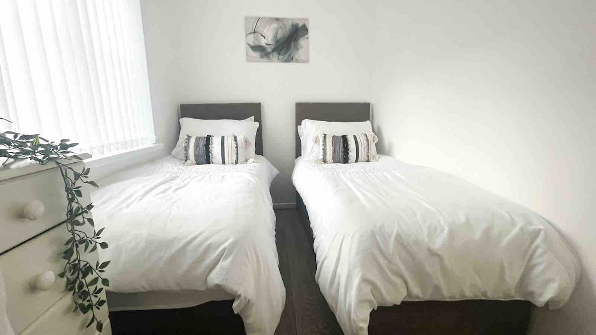 舒适的2卧室公寓|卡迪夫湾| 4张床和停车位