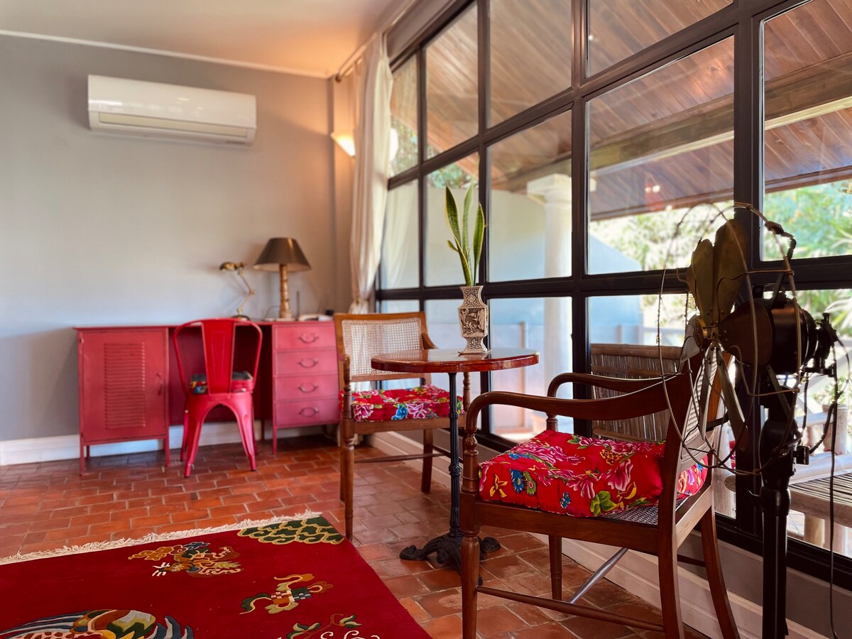 Newly renovated house with a view of Mekong river