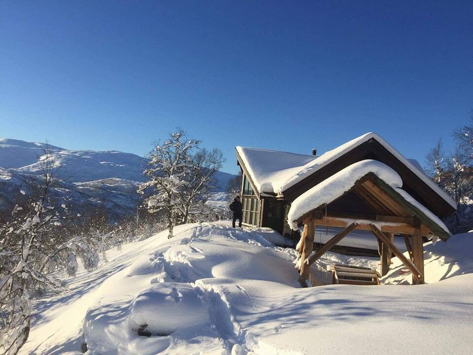 令人惊叹的景色，美丽的Hardanger小屋