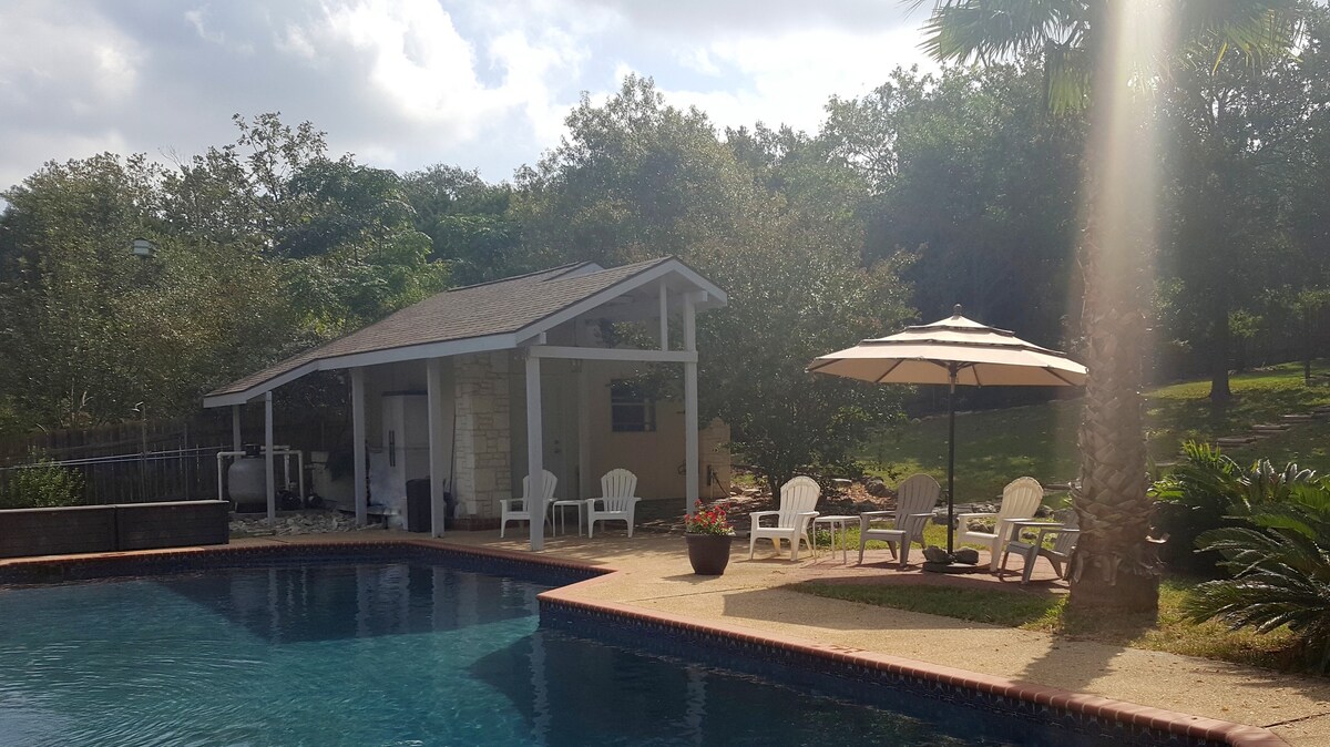 Relax at Hill Country Oasis with Large Pool