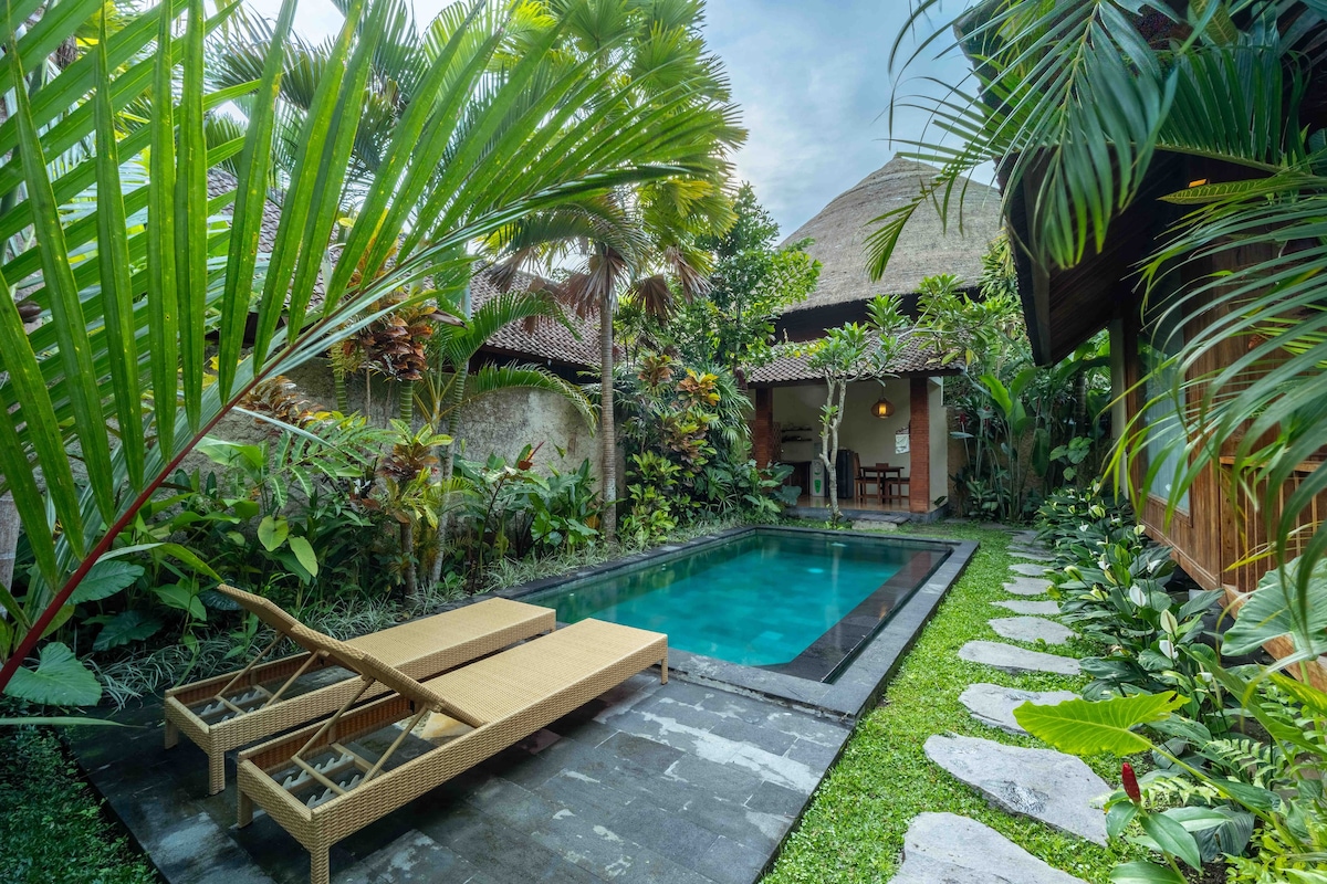 Vibrant 1 Bed villa with Private pool Ubud