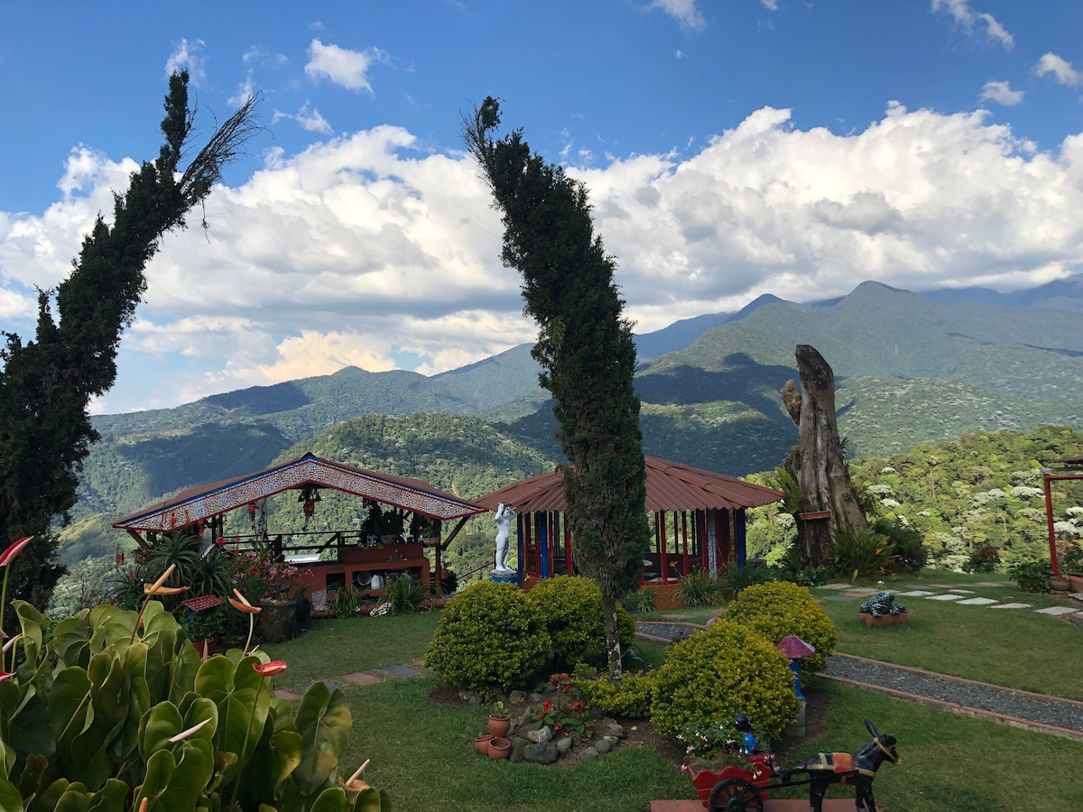 Casa de Campo - Cabaña - finca con vista