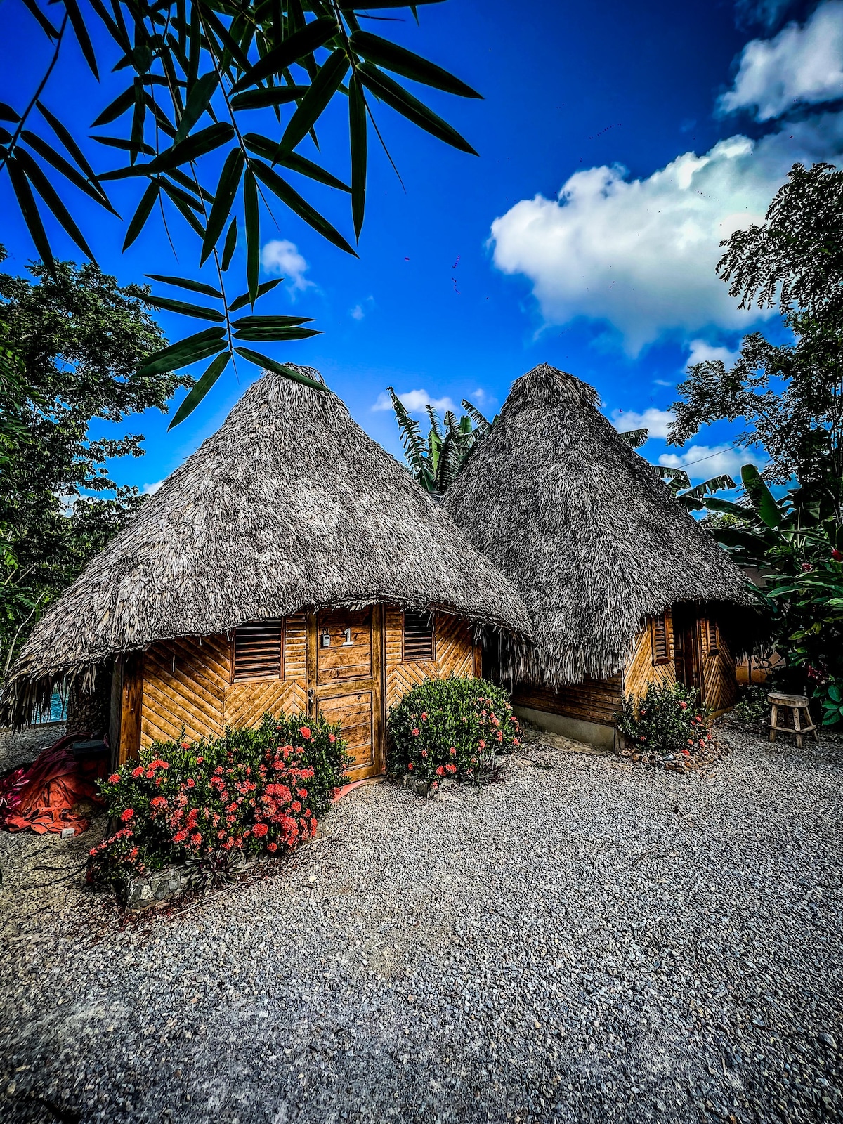 Cabins with pool and parking in El Valle, Samana