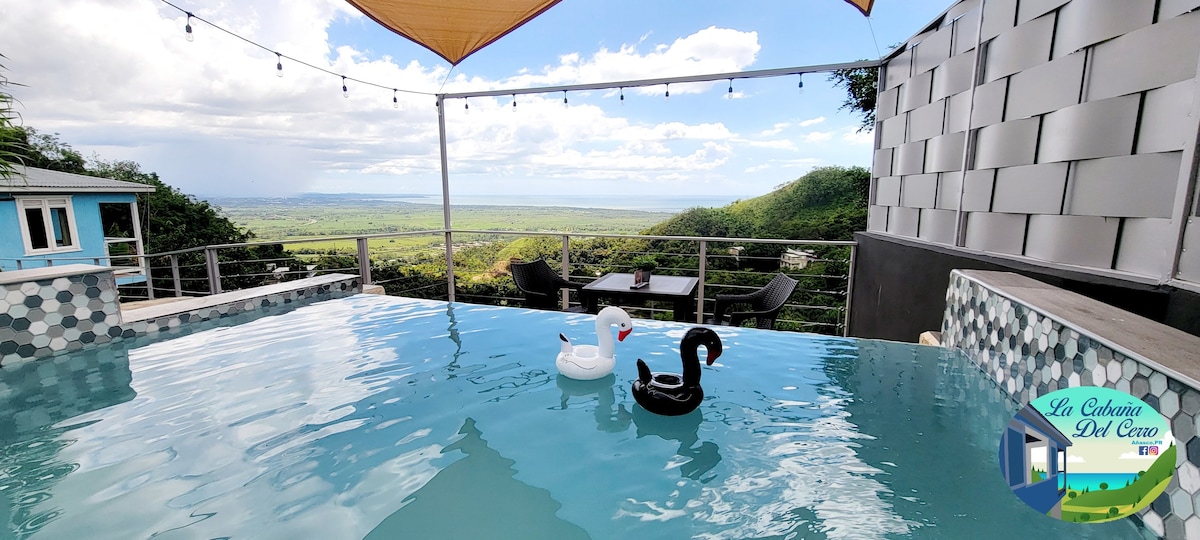 La Cabaña del Cerro. 
Piscina con Calentador