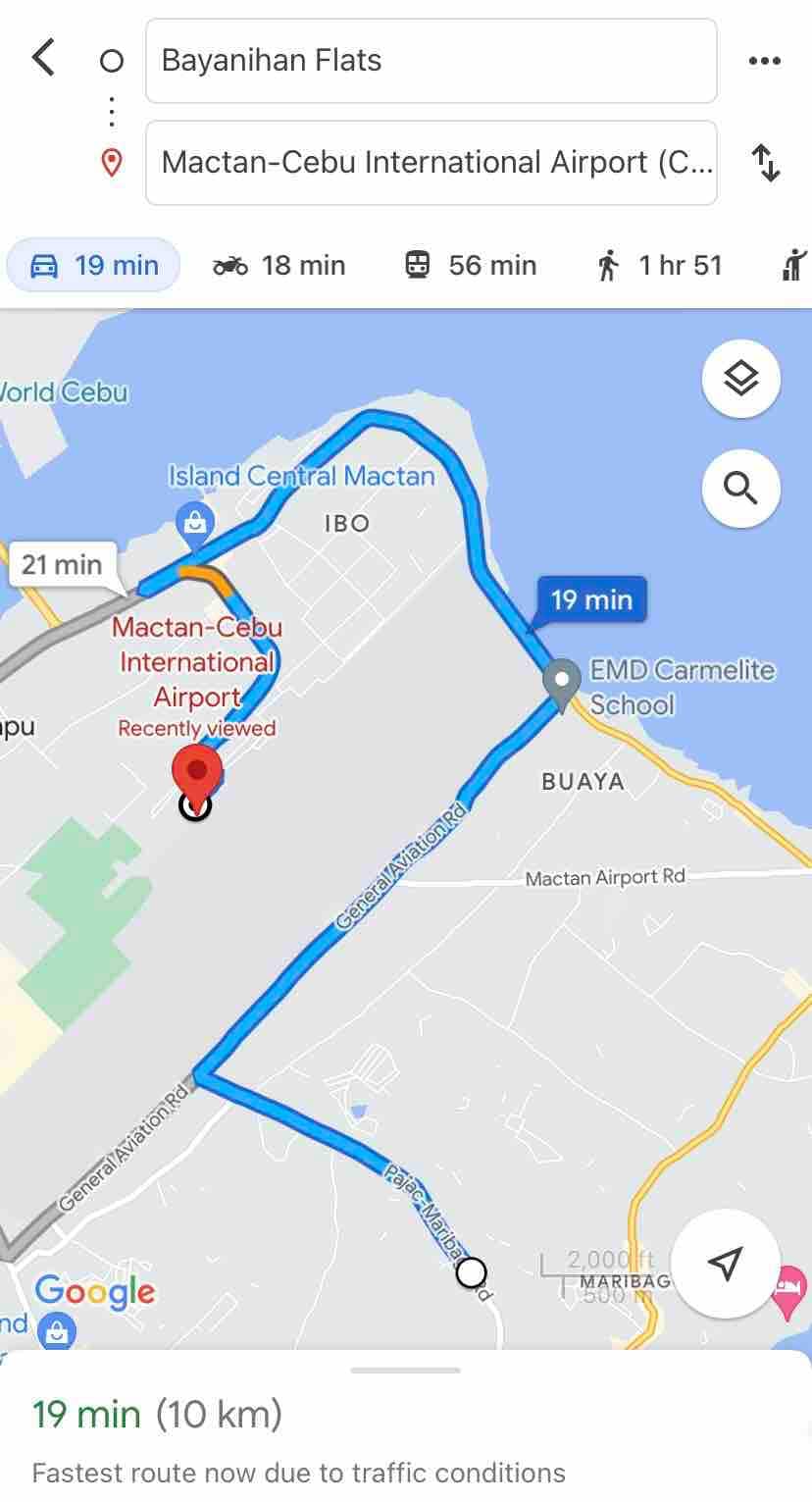 靠近Mactan Cebu国际机场（适合4人入住）