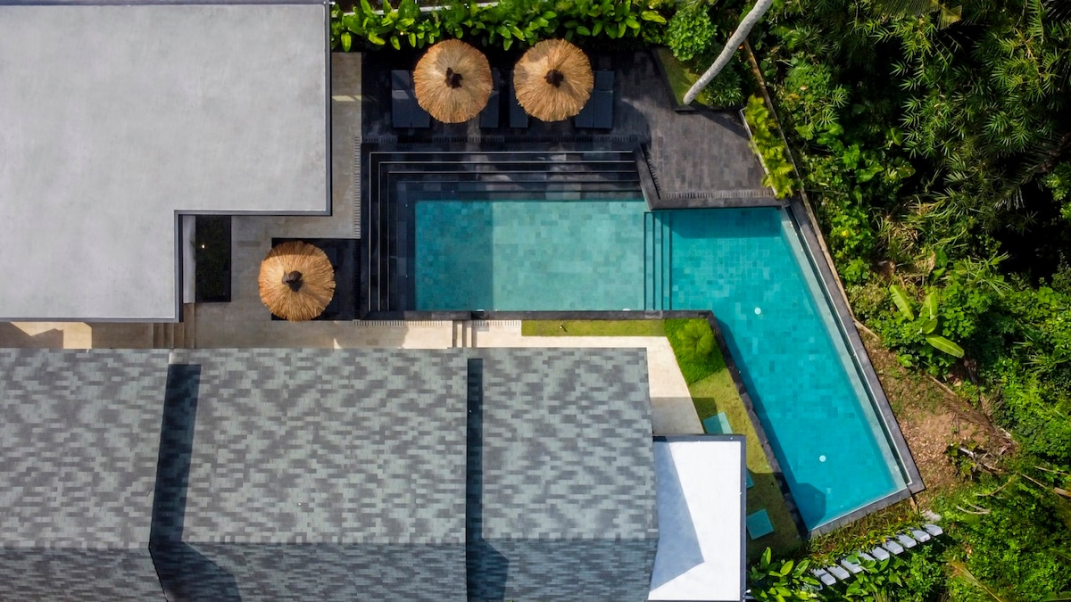 5卧乌布热带度假别墅，带私人泳池