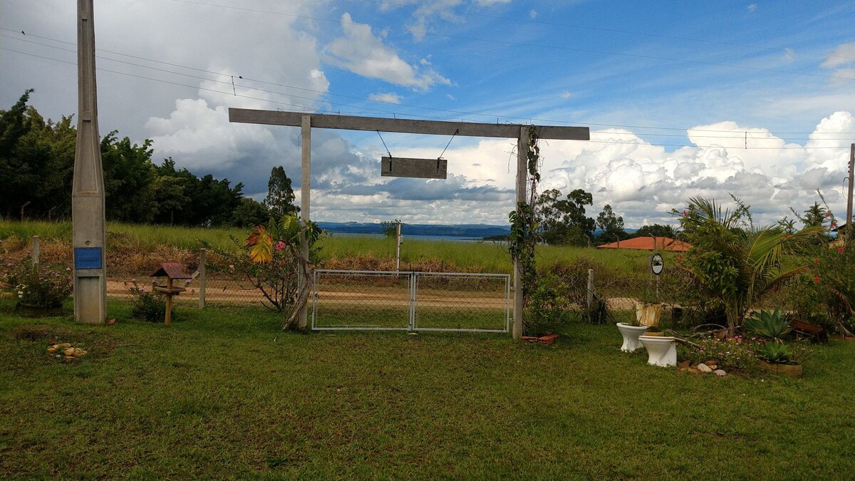 Casa de pesca com frente para Baía, 230 R$ diária