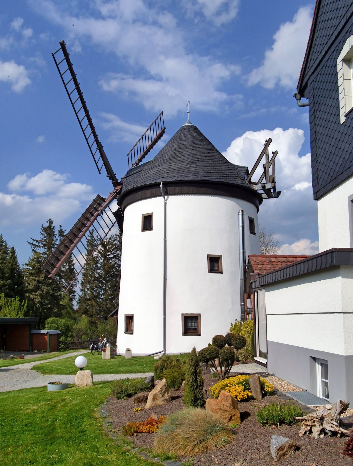 Urlaub in einer Turmwindmühle