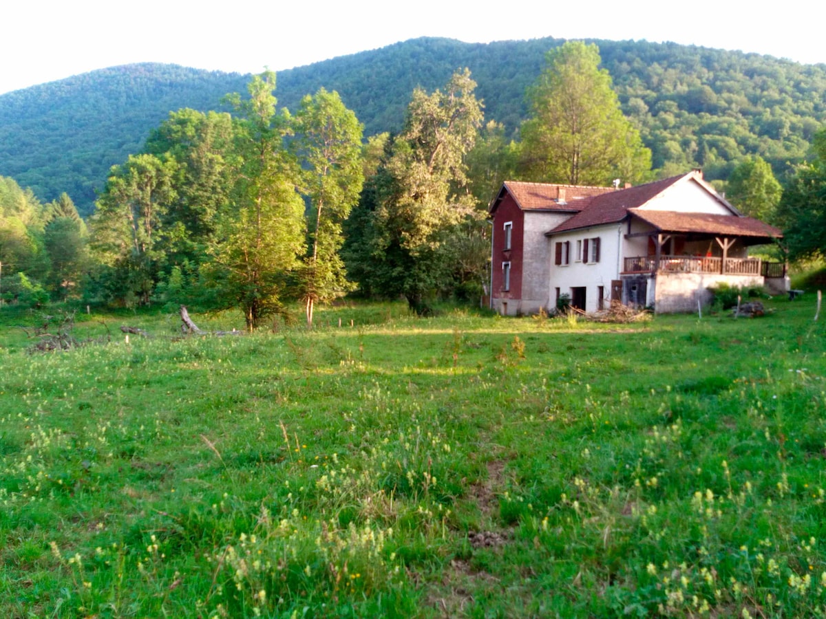 Maison bucolique au coeur des Pyrénées ariégeoises