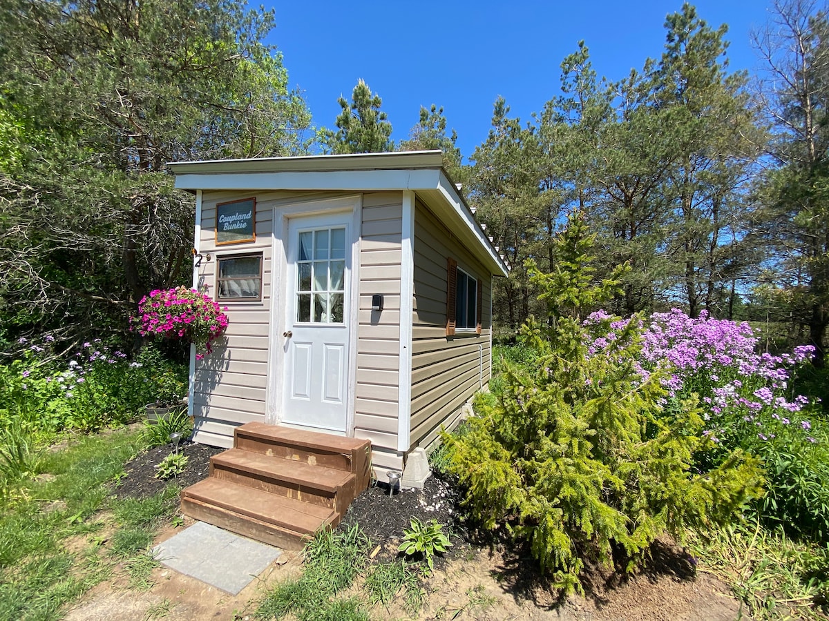 Coupland Glamping Bunkie, Hepworth, 3 Wooded Acres