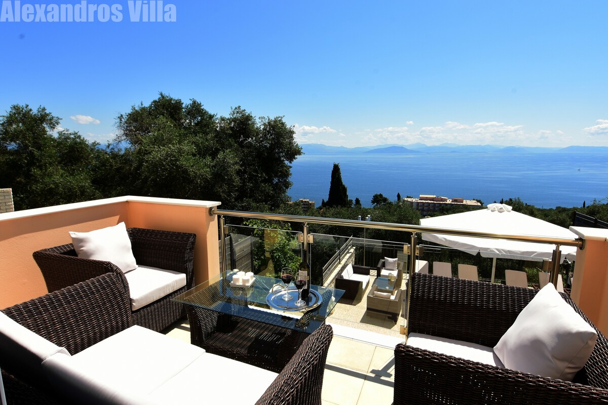 Alexandros Villa Luxury Achillion Corfu