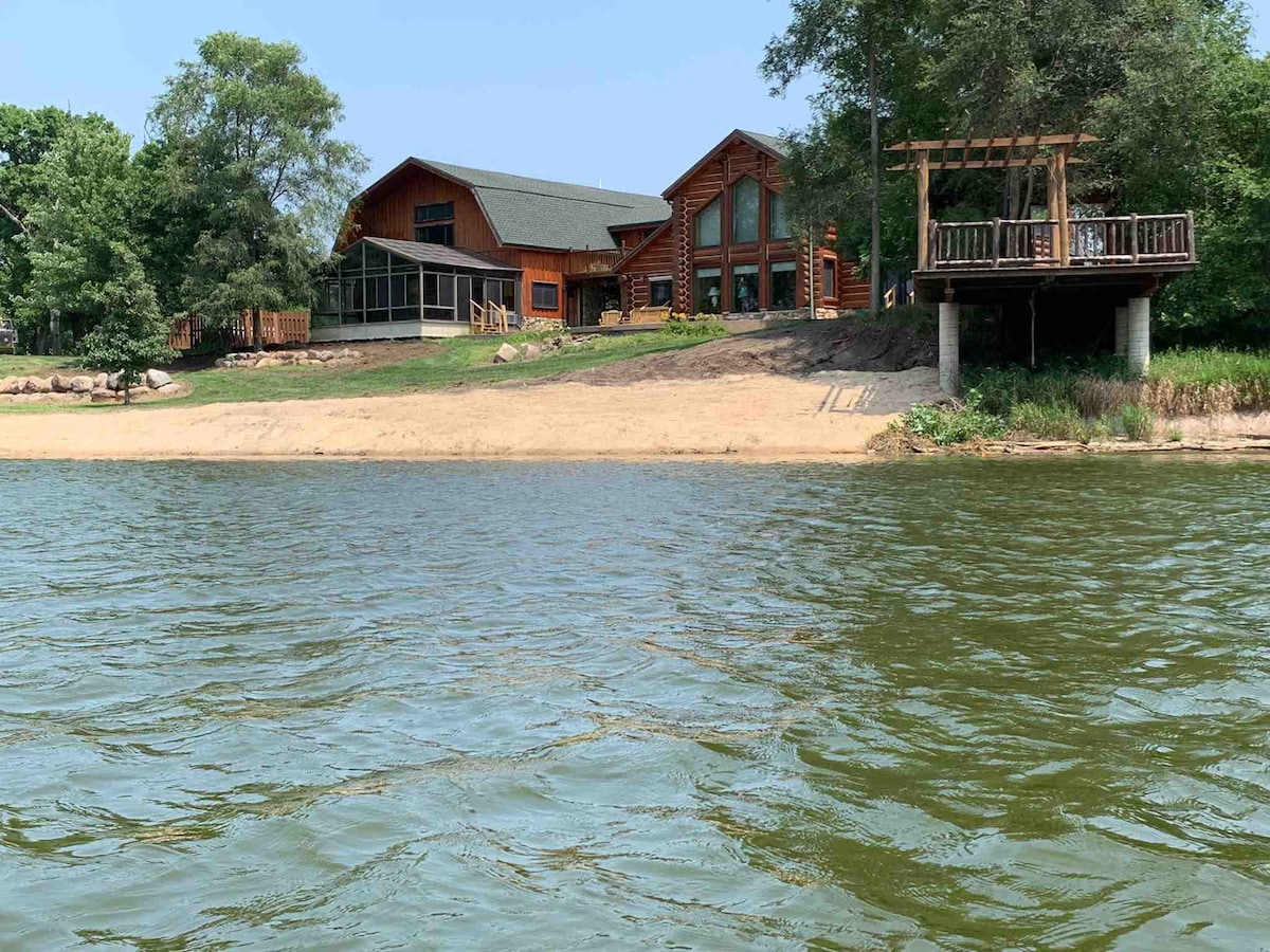 Aqua Log Cabin