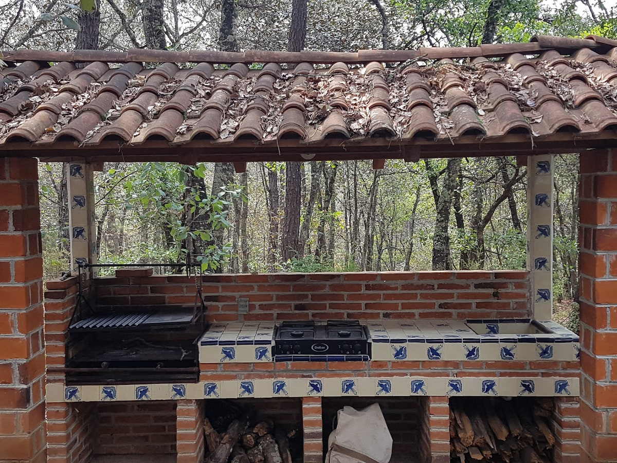 胡斯卡（ Huasca ）舒适宽敞的小木屋。Fuente Alegre