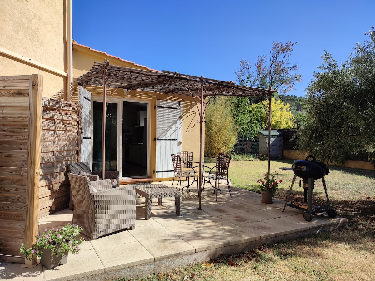 Au cœur du Var, studio indépendant avec terrasse.