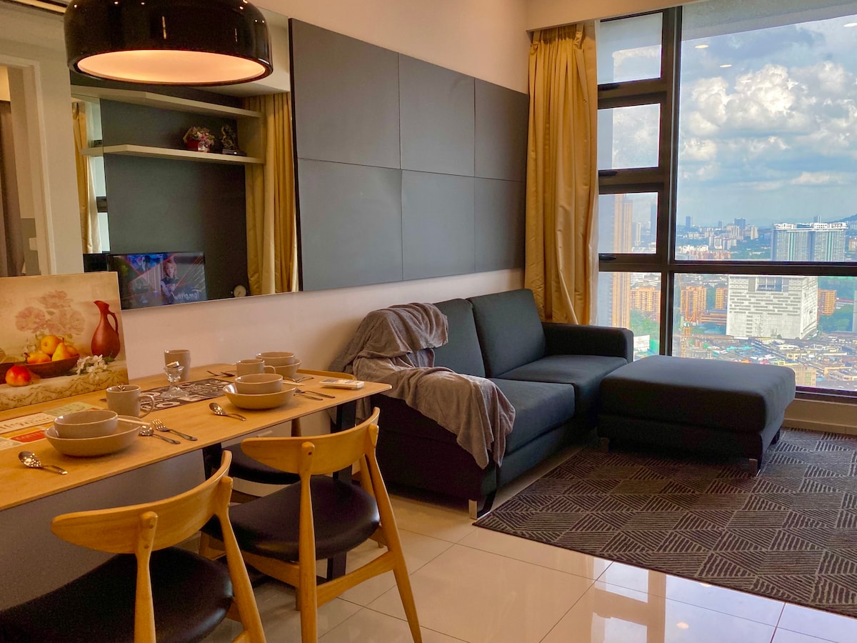 37 ：明亮舒适的公寓|吉隆坡市中心
