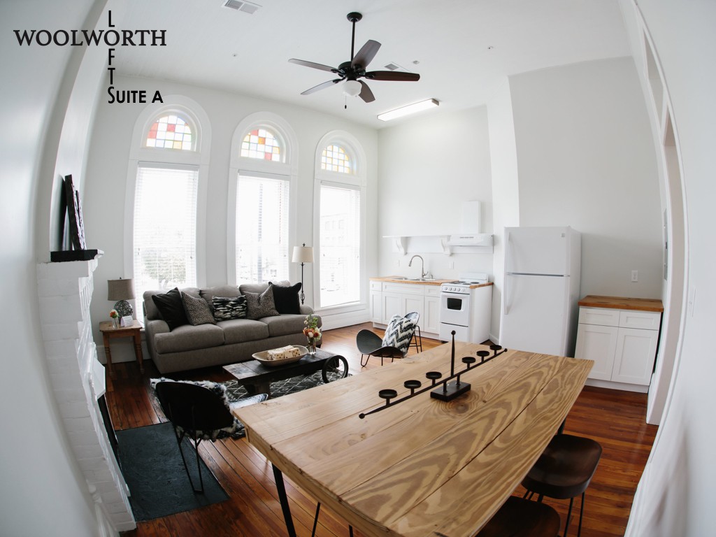 Woolworth Lofts, Suite A. Historic Selma, Alabama