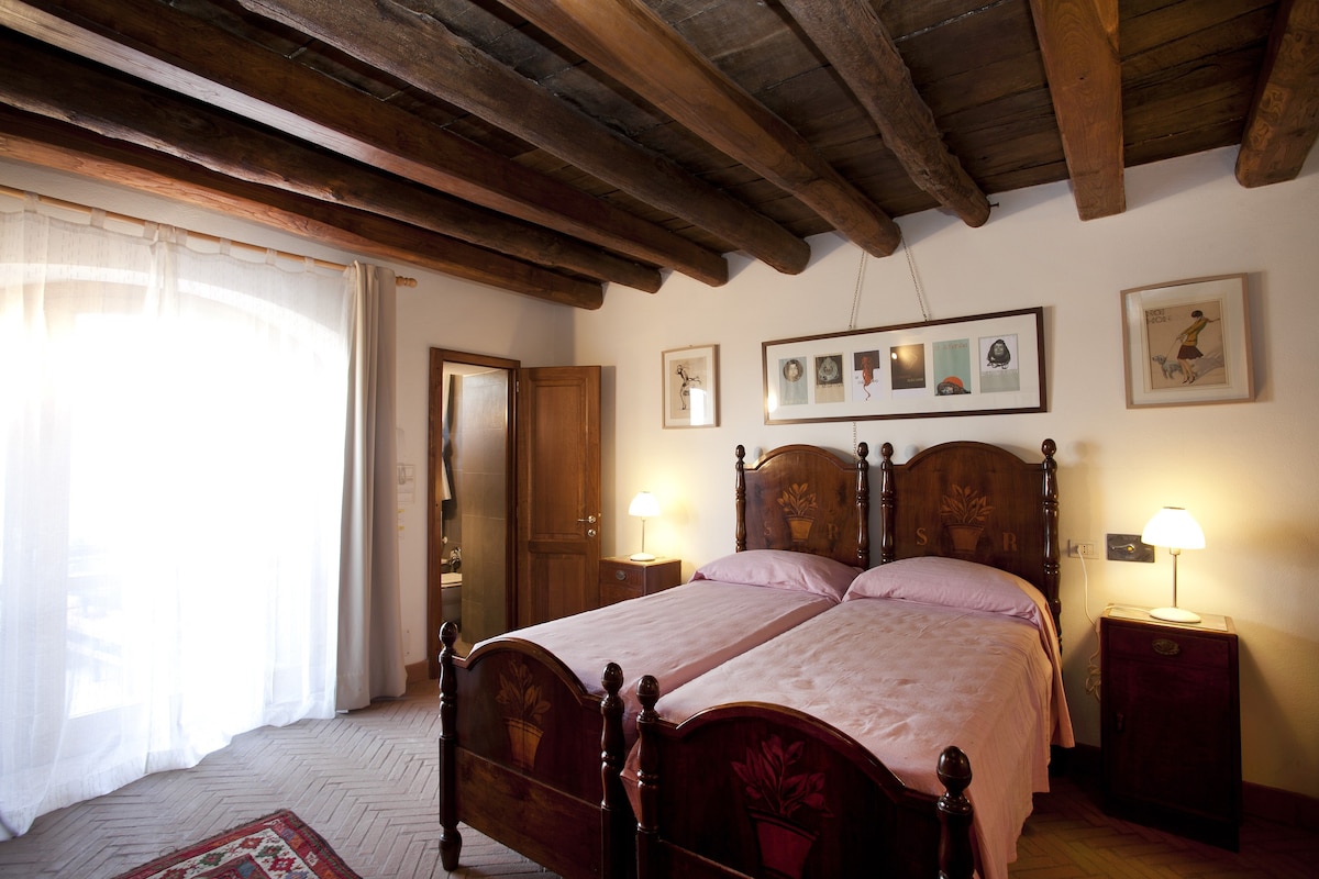Casa Bompard - Le Pioppe卧室