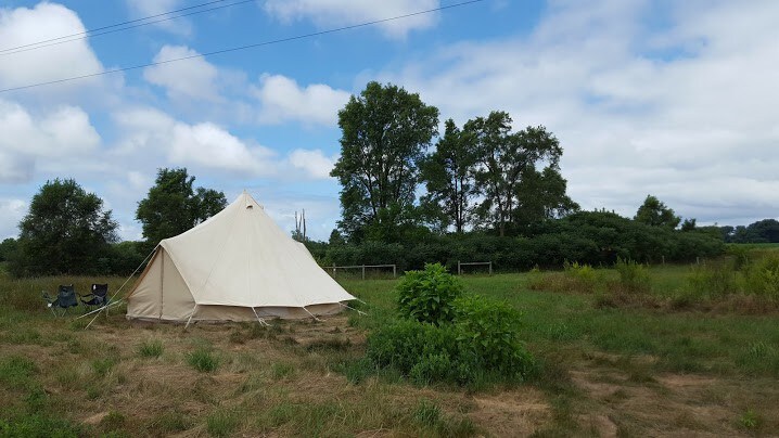 Bell Tent at Michigan's Premier Eco Retreat