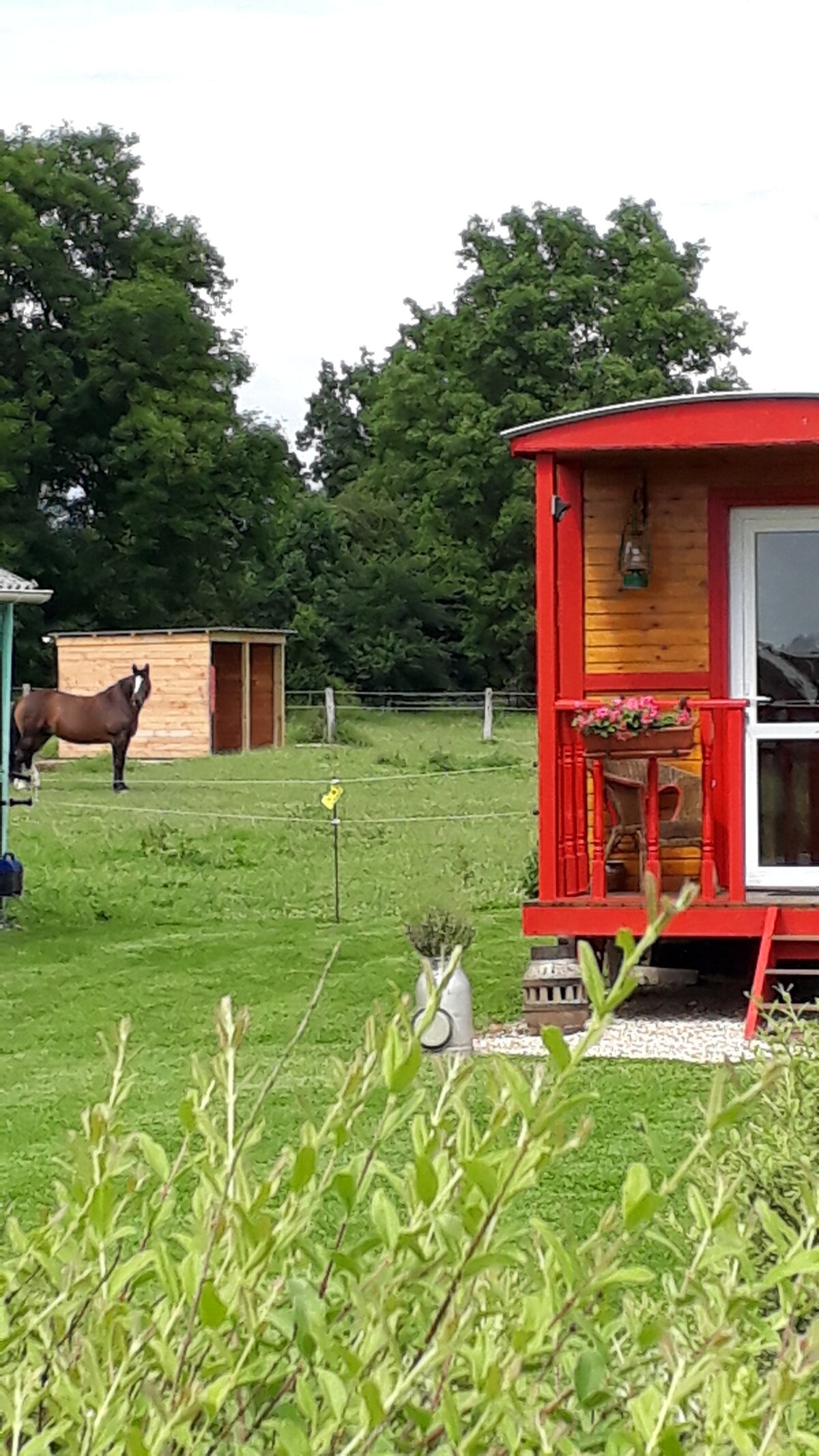 gite/trailer 3 pers.laroulottedubec