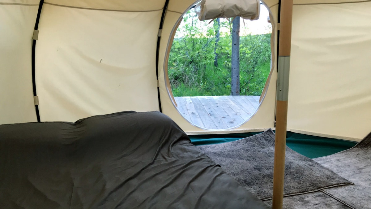 Manitoulin Permaculture Lotus Belle Tent