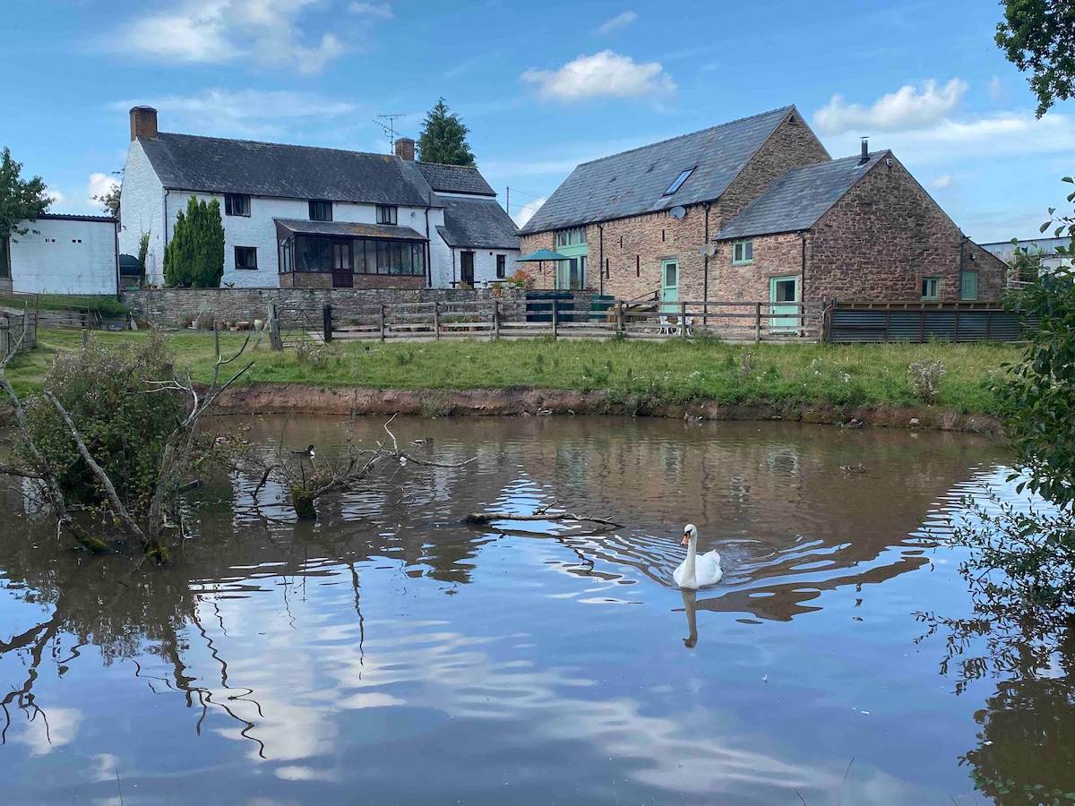 Mallards Barn on a rural farm