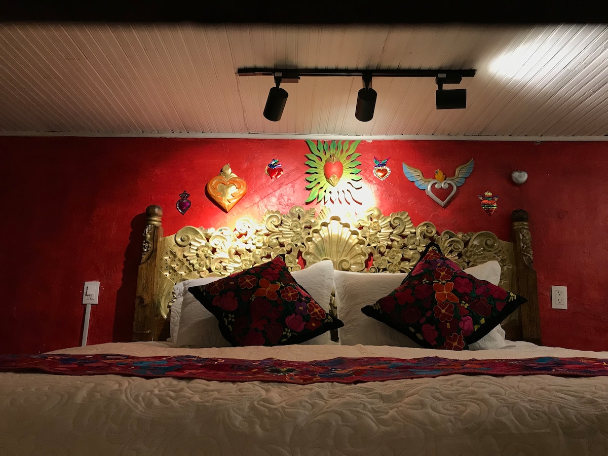 Macrina Suites loft cálido, Tlalpujahua Michoacán。