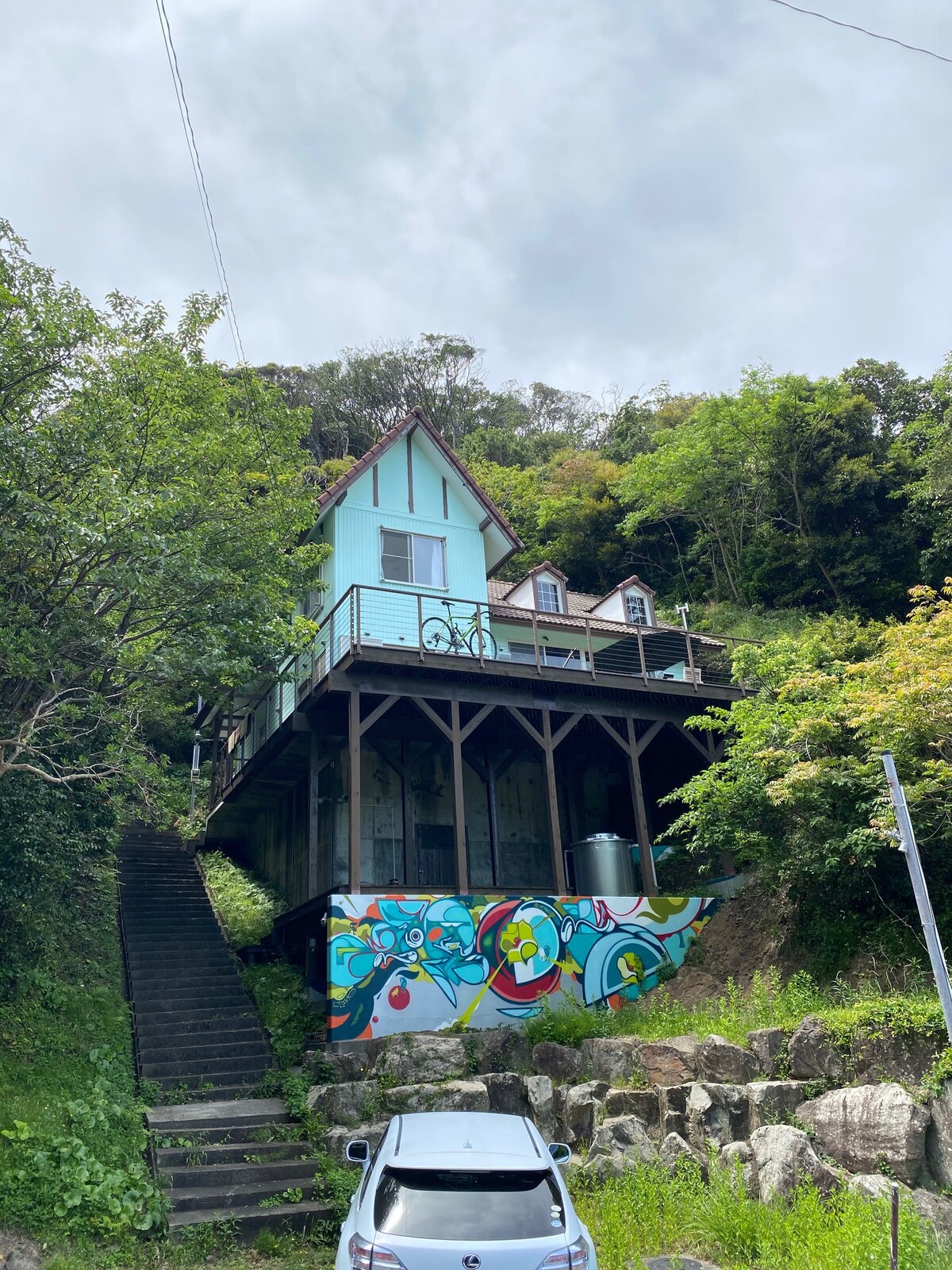 下田悬崖别墅（ Shimoda Cliff House ）。美丽的海景/声音！