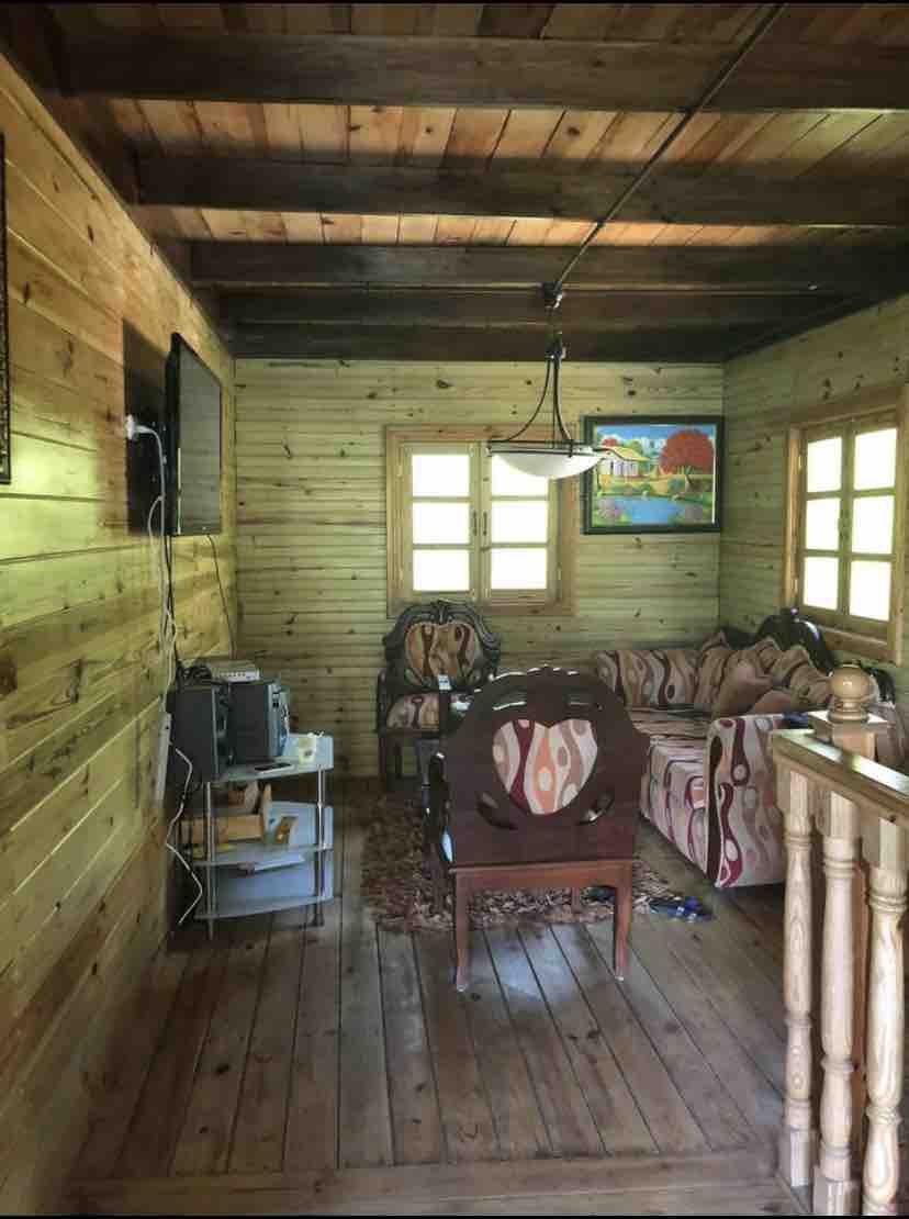 美丽的家庭小木屋，恒定不变
