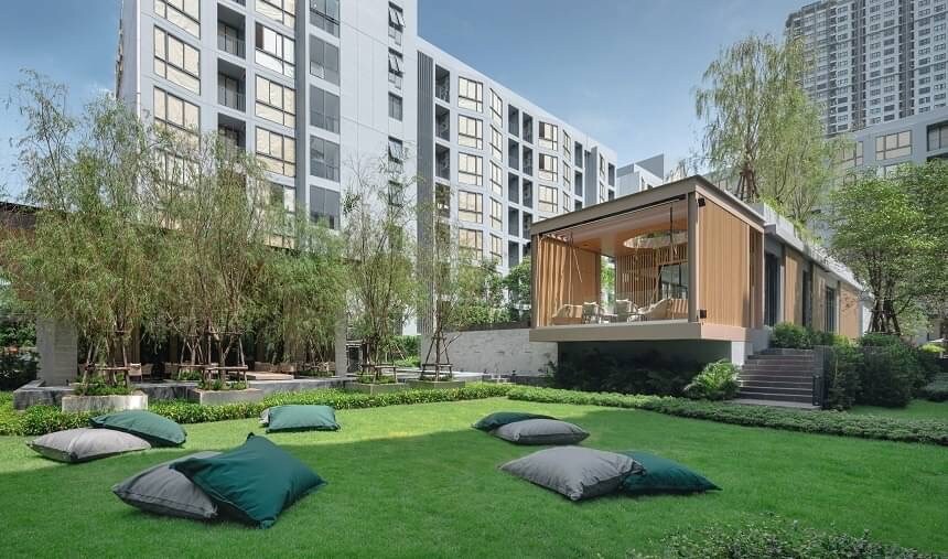 曼谷市區全新公寓,一房一厅一卫,完美设施, 拎包入住 BTS E8  免費WIFI (年租有优惠)