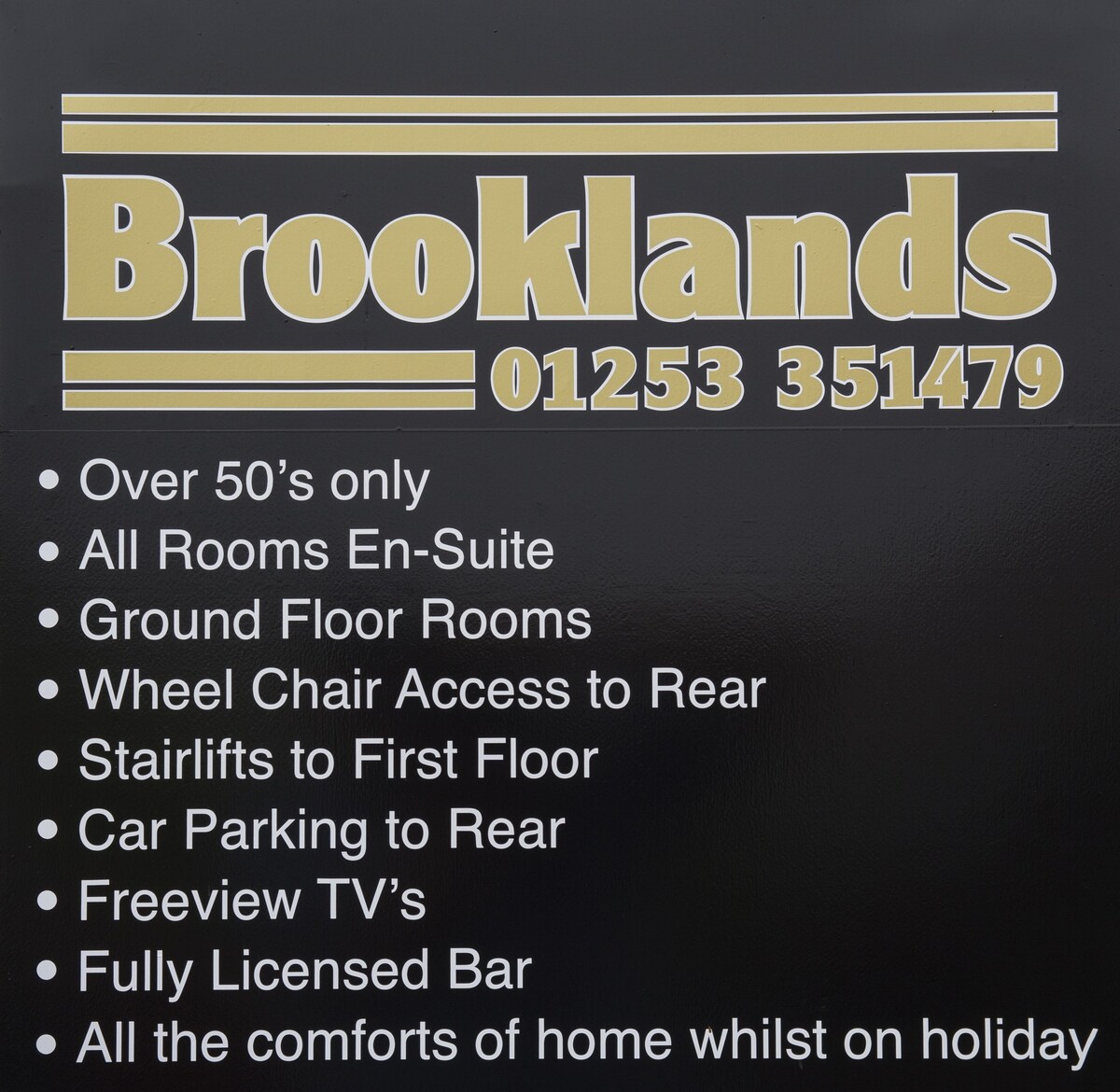 Brooklands Single En-Suite (Room-Only arrangement)