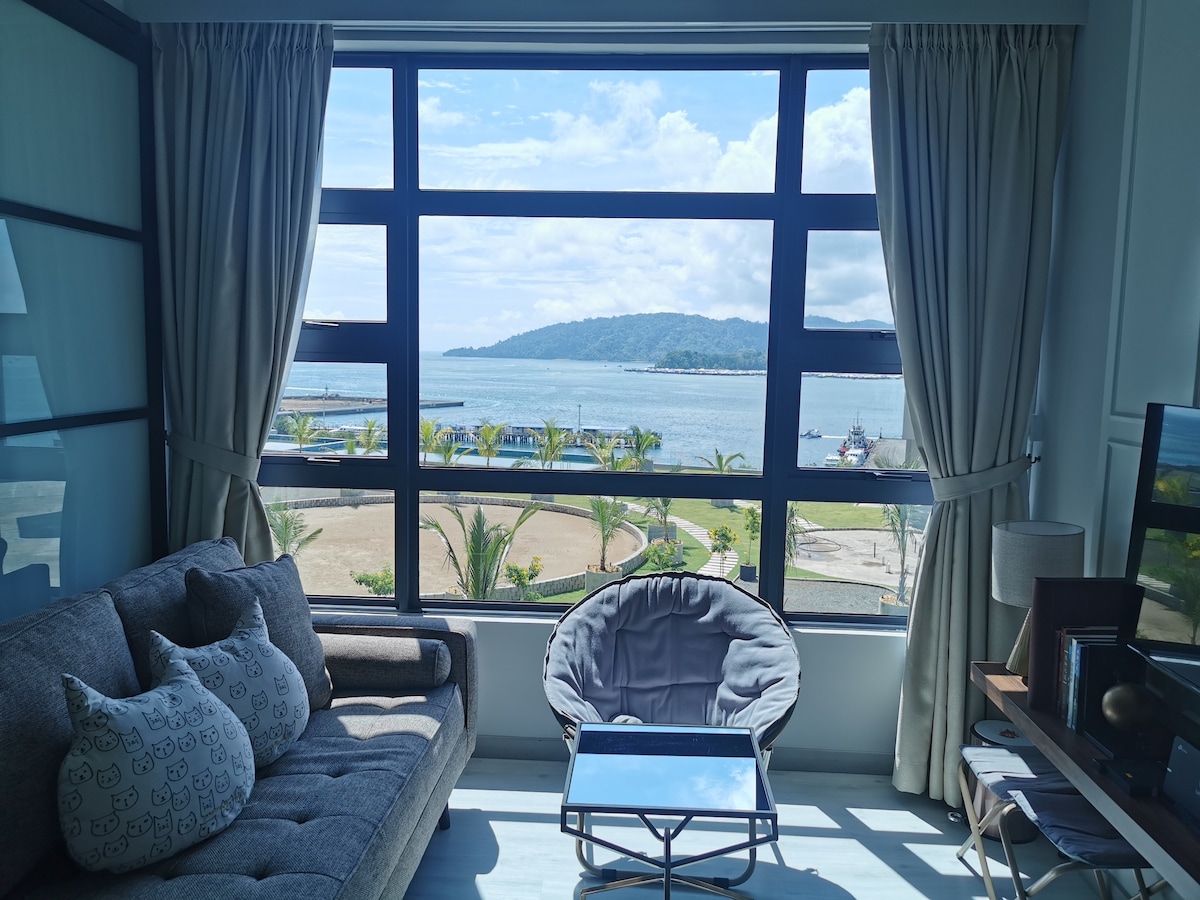 设计师复古公寓@ Jesselton Quay Citypads