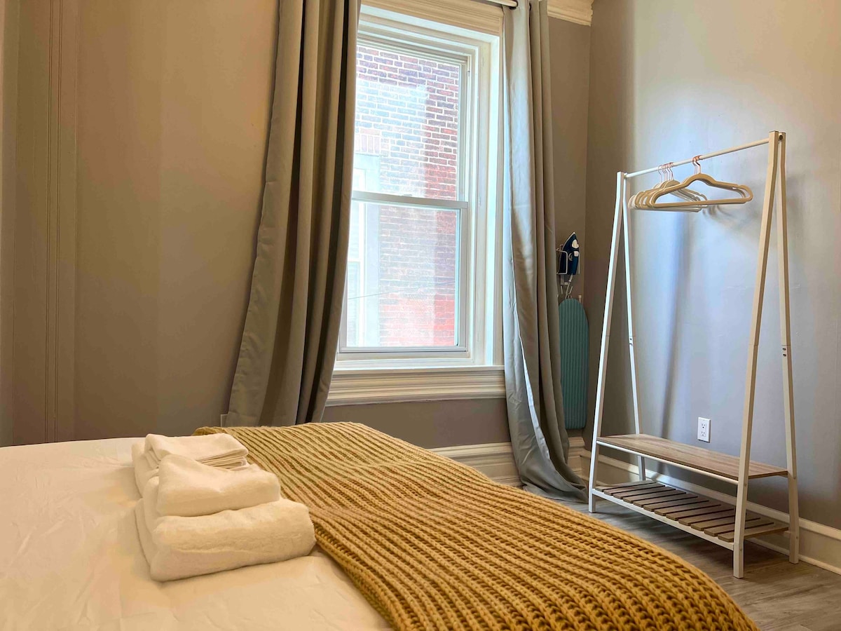 * SouthPhilly Broad St 1BR 1BA |免费2辆车的停车位