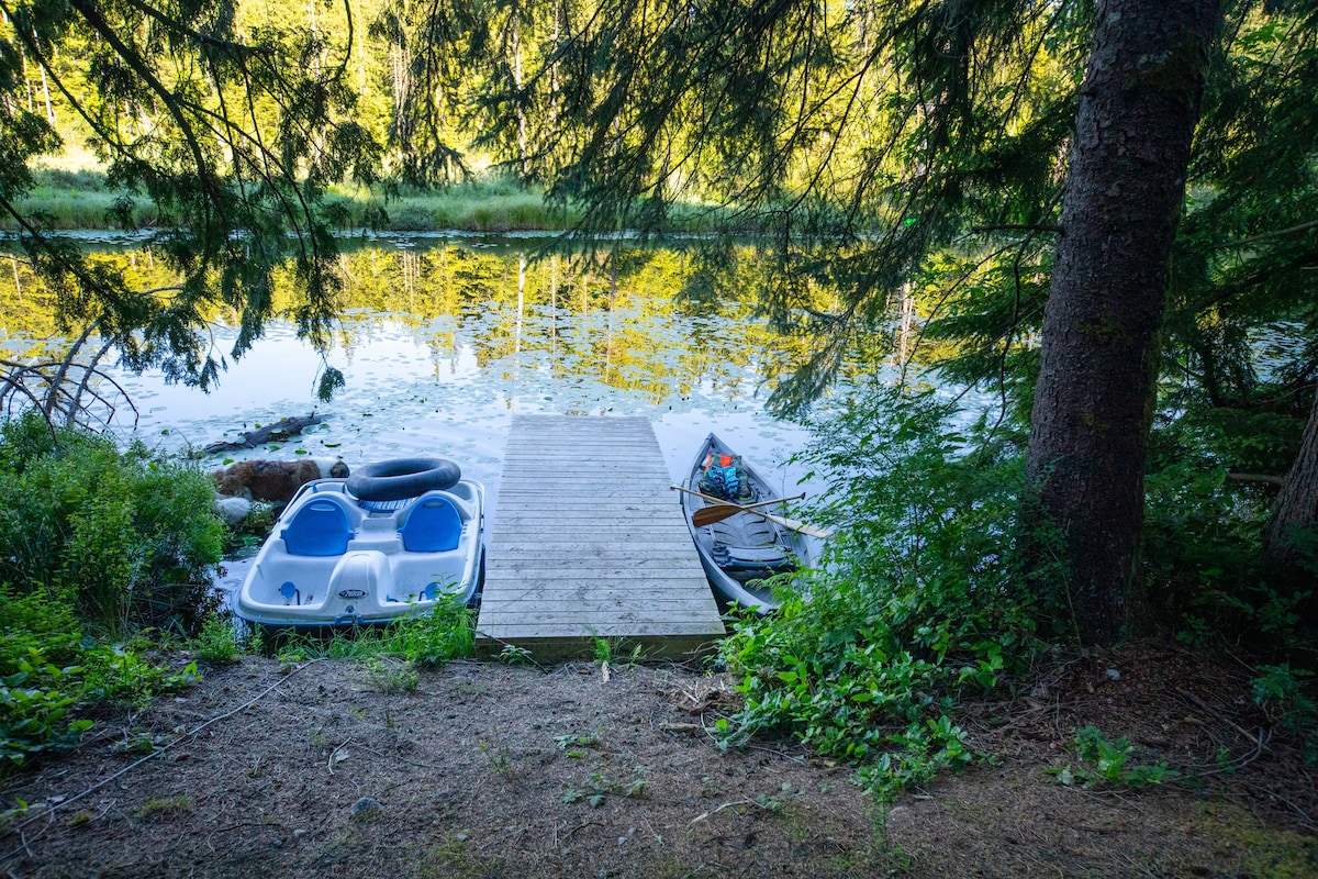 Whonnock Lake的私人豪华露营地。靠近温哥华