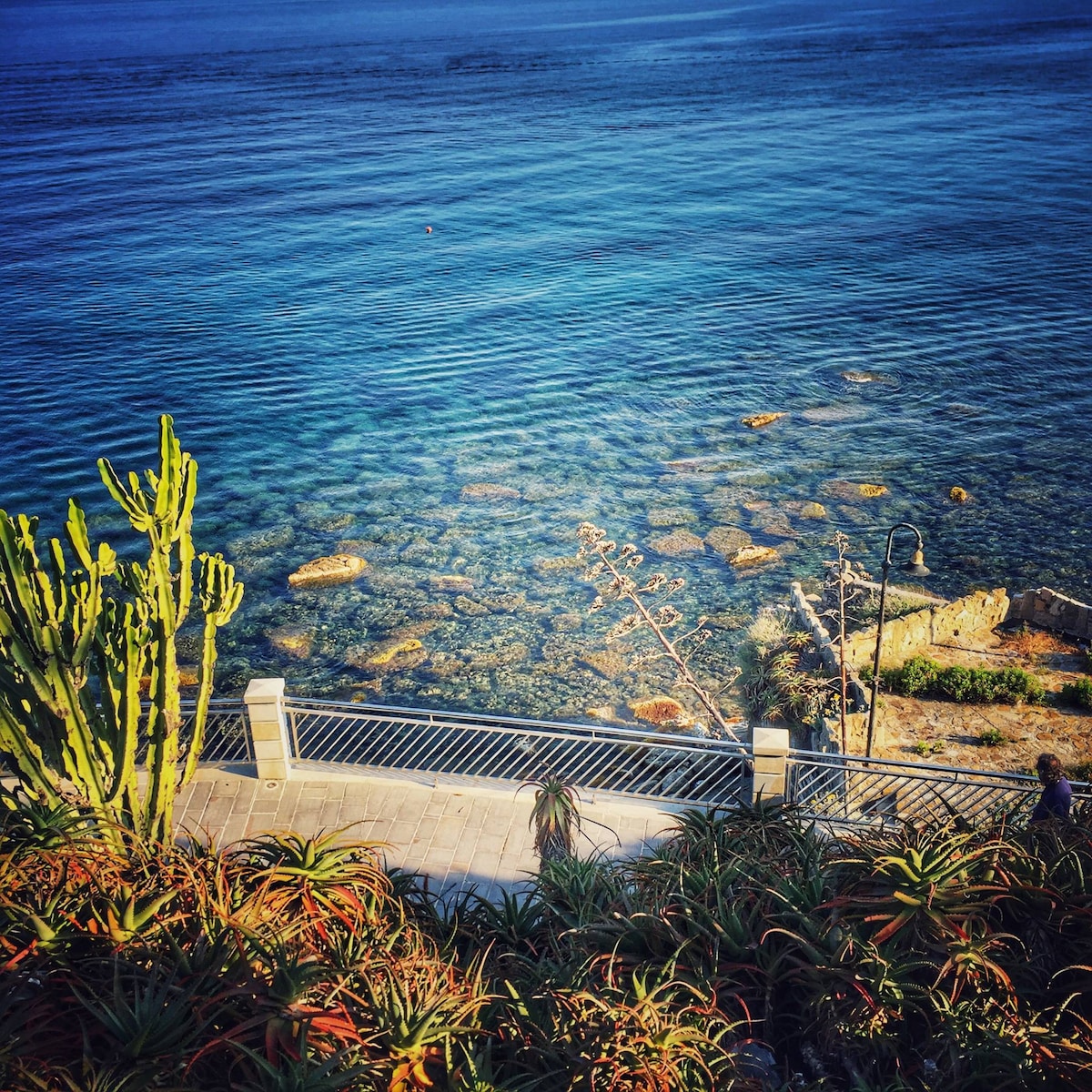 A magic spot on the Italian Riviera.Garden seaview