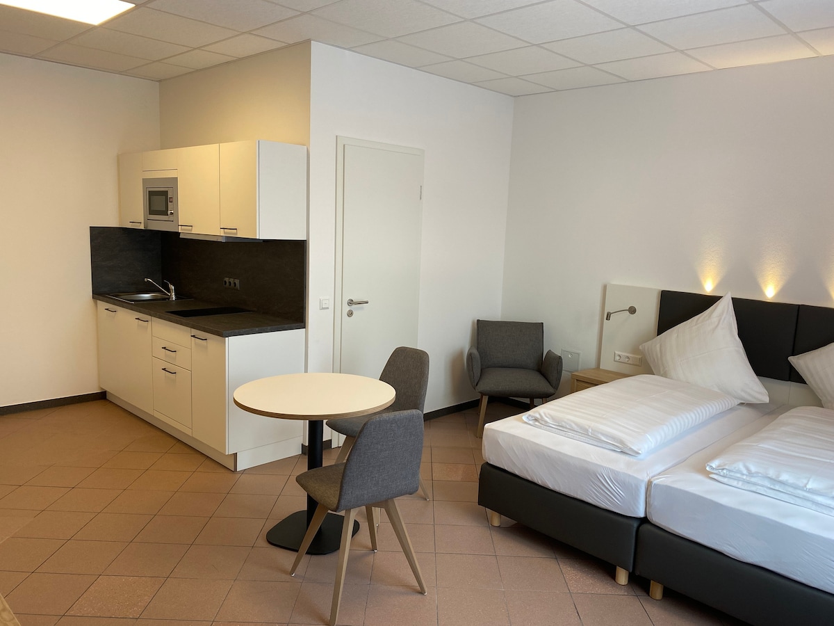 现代双人卧室公寓，位于Nord-Ries