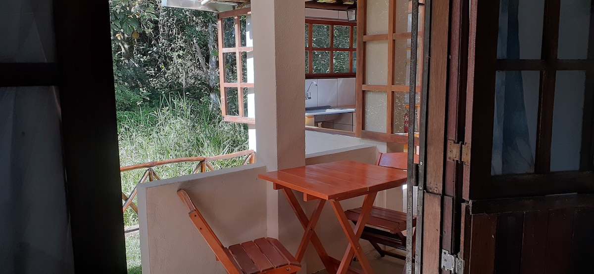 Rural apartment in a mountain rainforest