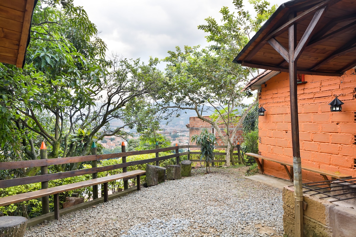 Casa Finca en la Ciudad Hab.私人-麦德林