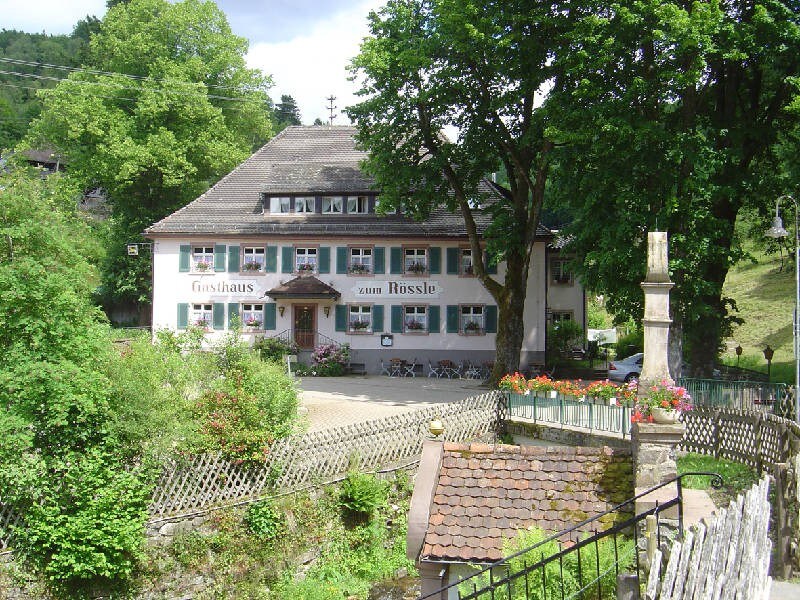 Gasthaus zum Rössle ， （ Bollschweil ） ，单人房， 16-18平方米，淋浴/卫生间