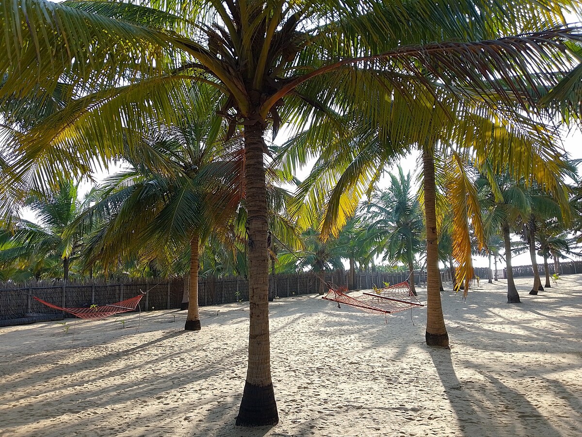 Nayan's Paradise Blue Deluxe room