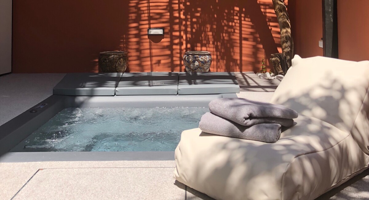 SV雅典卫城公寓-带热水浴缸的花园套房