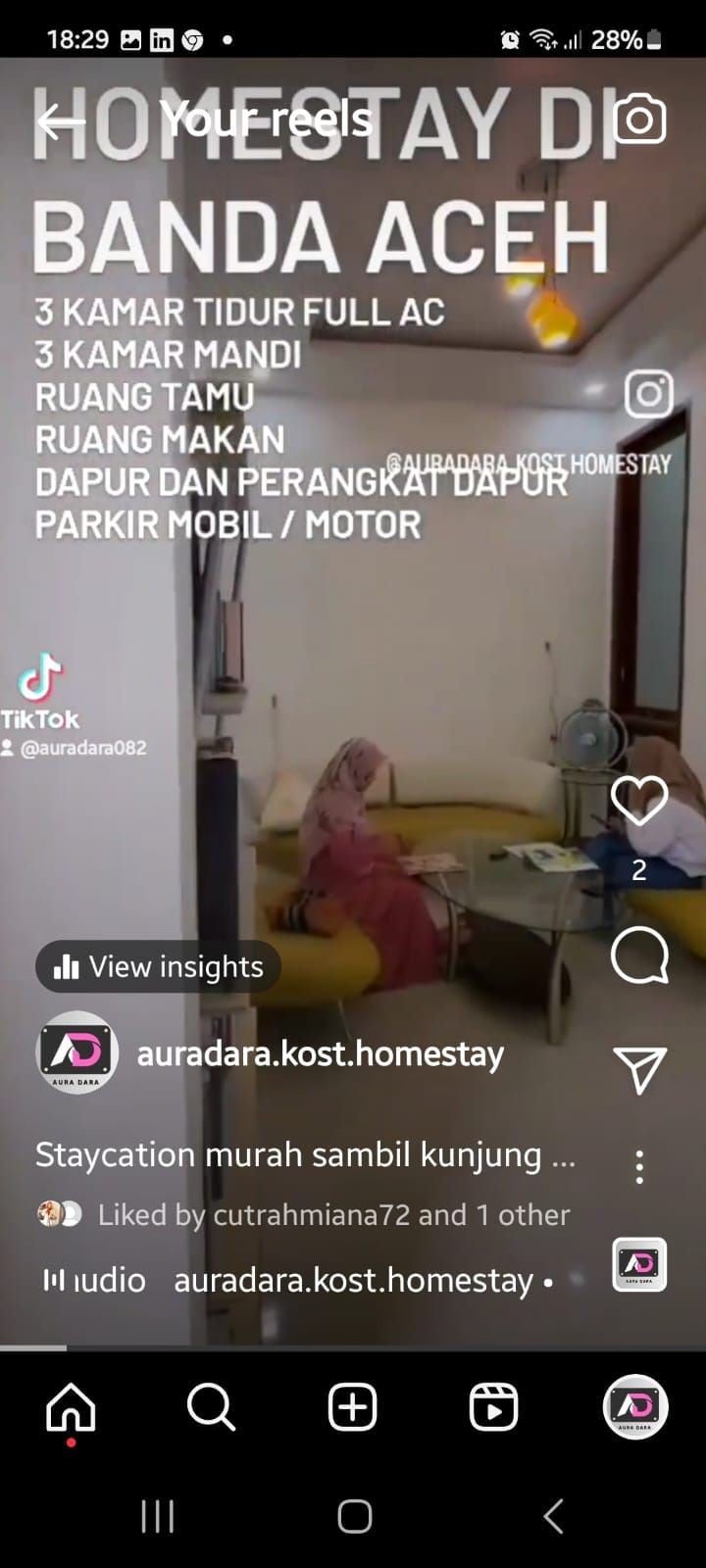 Aura Dara Homestay, Entire Home in Banda Aceh