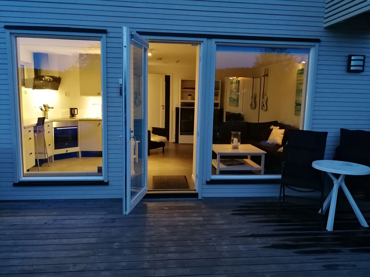 位于奥斯陆北部舒适区域的阳光公寓