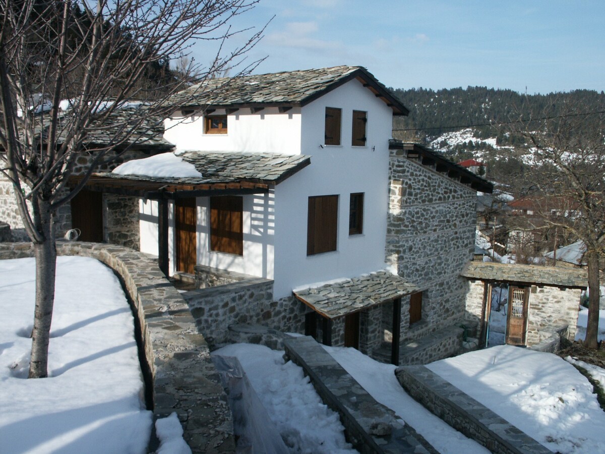Greek mountain house