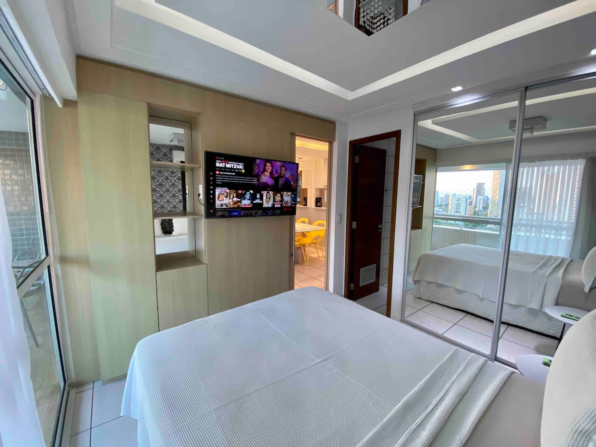 Ap Beira Mar (2 quartos suites) / 17º andar