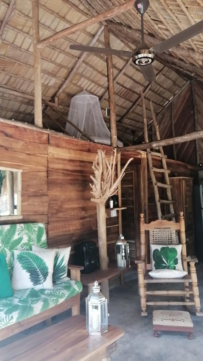 Eco-chic 2 BD+loft cabin in Lodge, El Valle,Samana