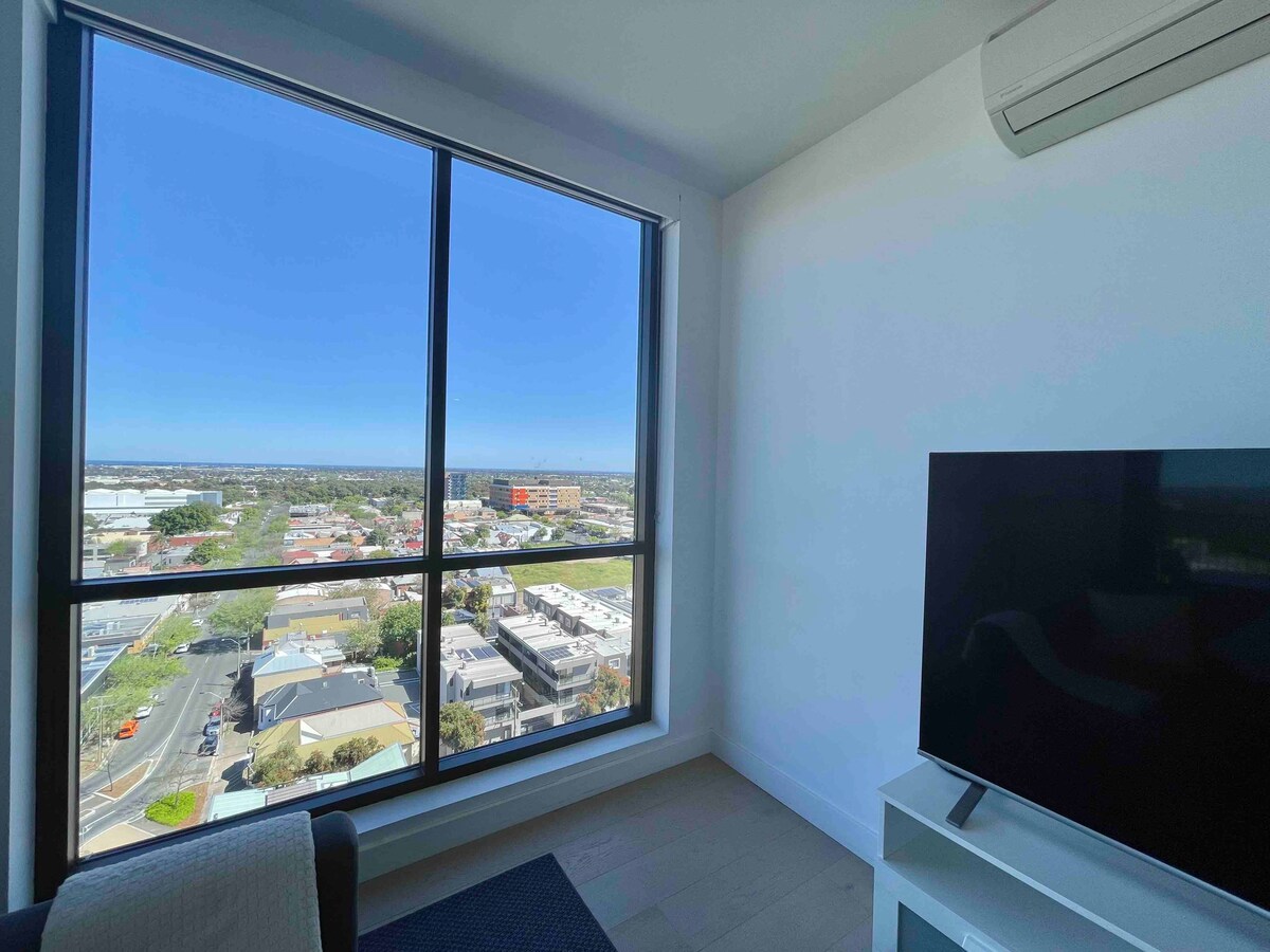 Luxury two-bedroom apartment with city views