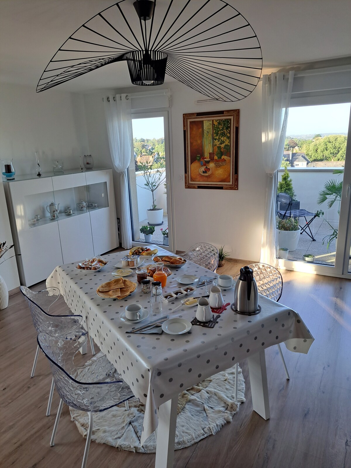 Chambre d'Hôtes avec petit-déjeuner copieux inclus