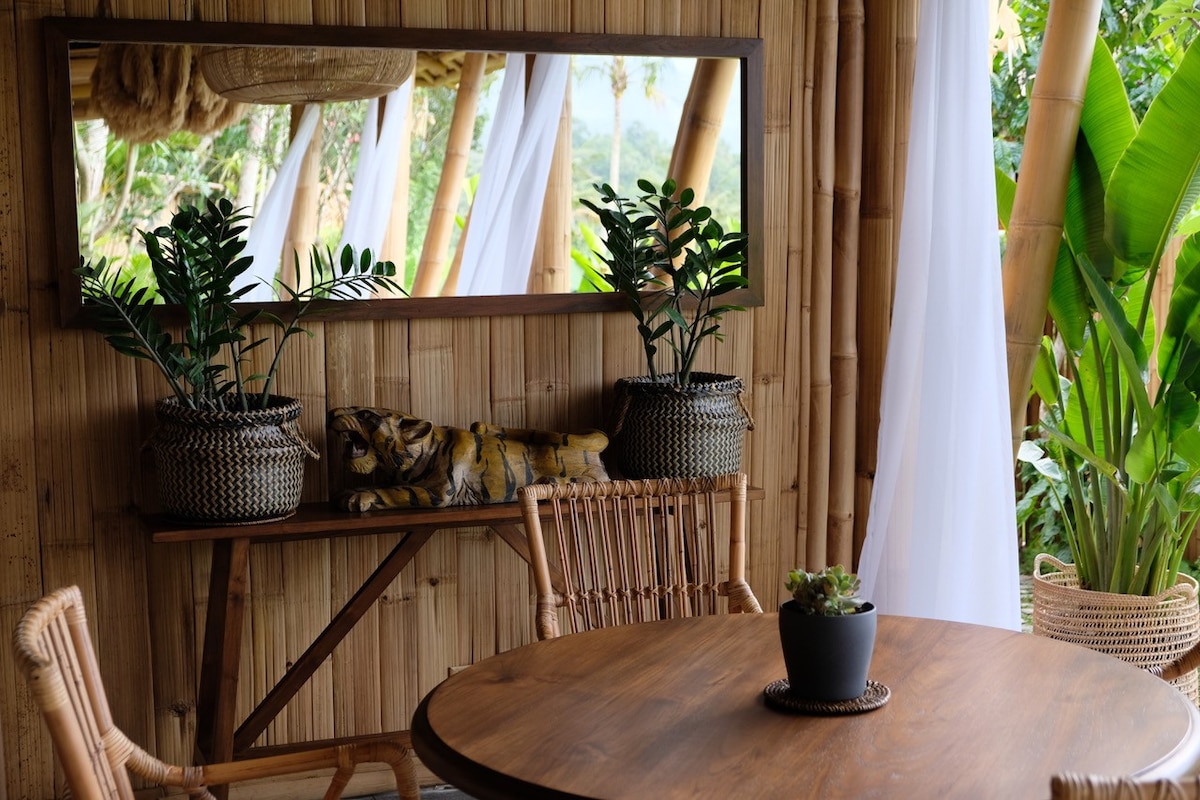 Nyan Bali -带私人厨师的竹屋度假胜地