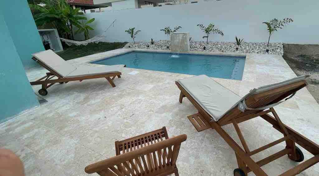 Casa con piscina privada en Parguera 8 personas